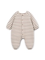 Knit jumpsuit with a mixture of natural and recycled fibers Knit jumpsuit with a mixture of natural and recycled fibers