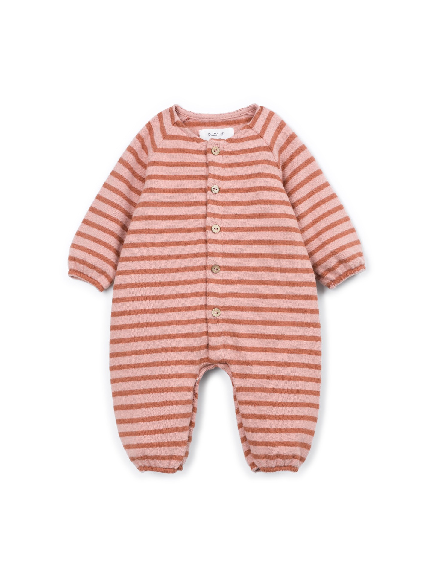 Jersey jumpsuit with a blend of natural and recycled fibers