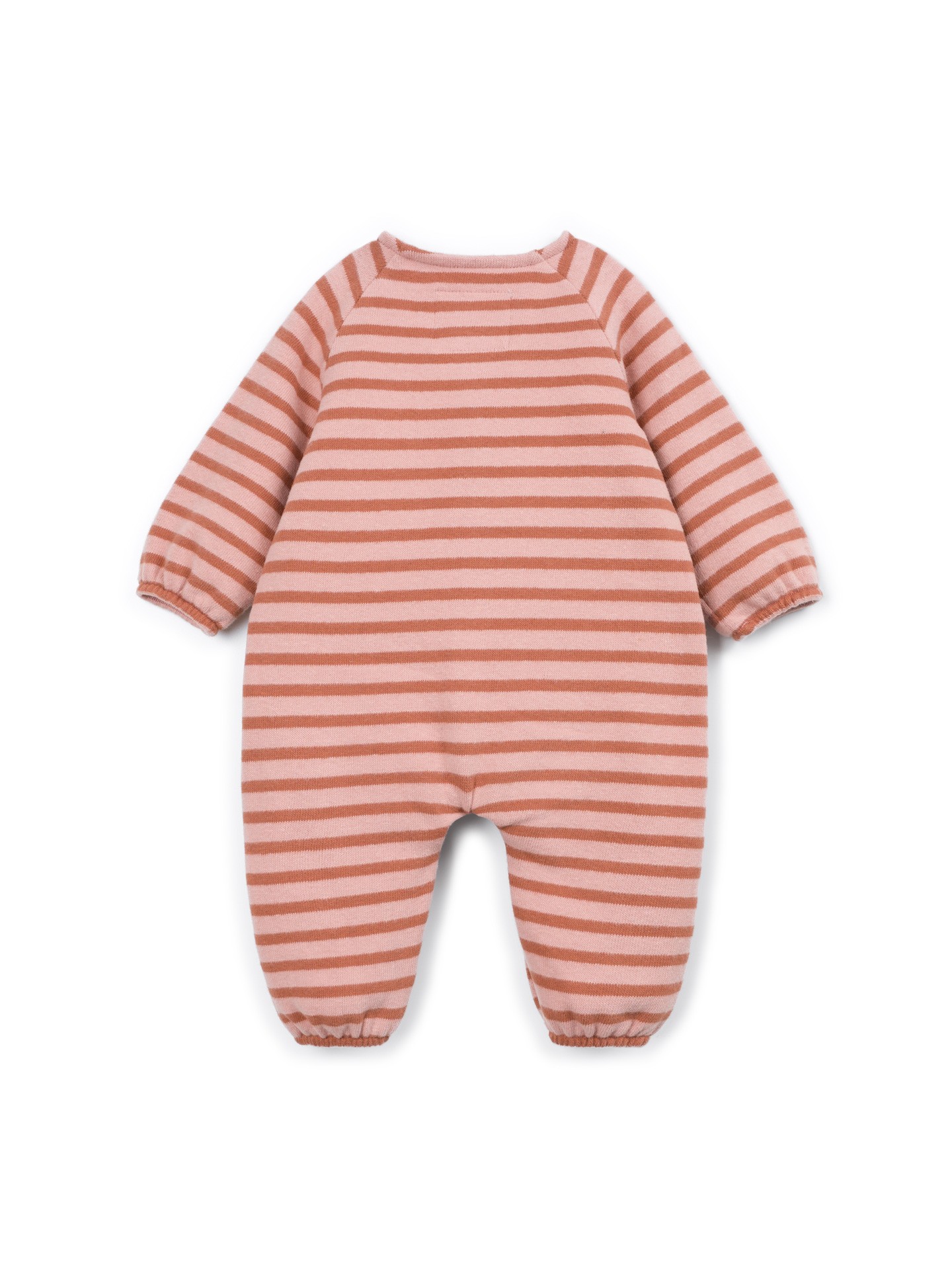Jersey jumpsuit with a blend of natural and recycled fibers
