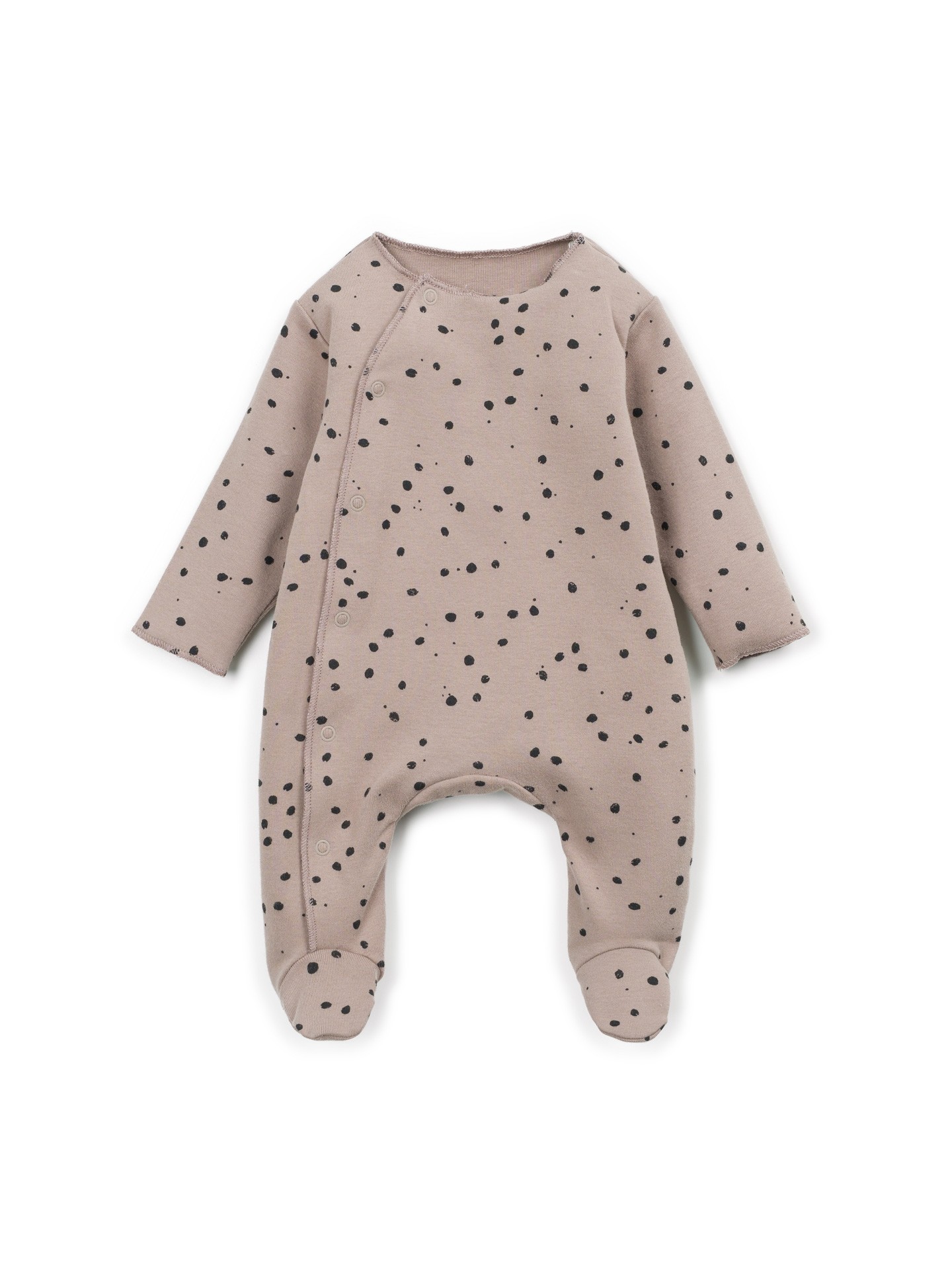 Jersey jumpsuit with natural fibers