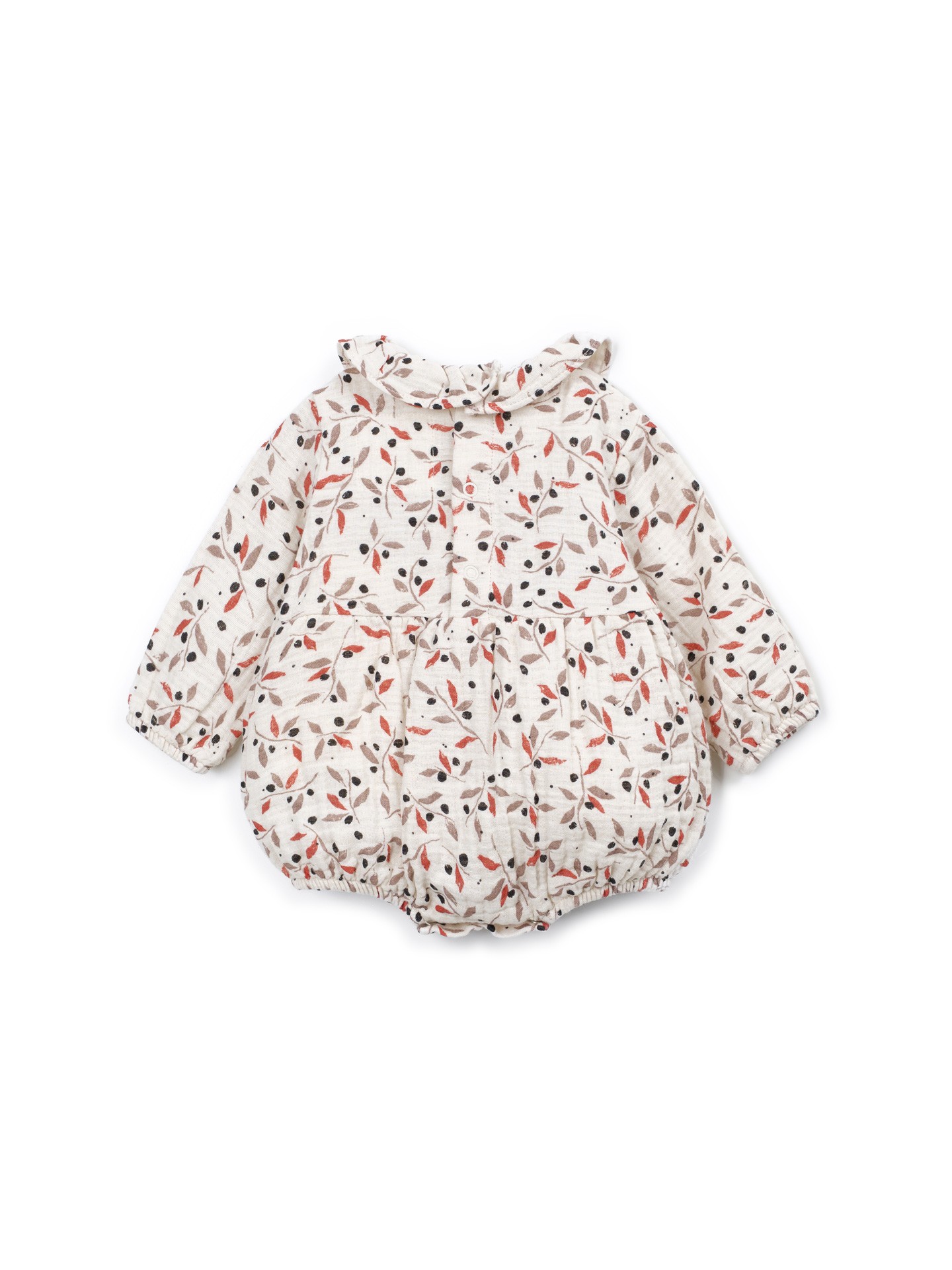 Combinaison en tissu avec col