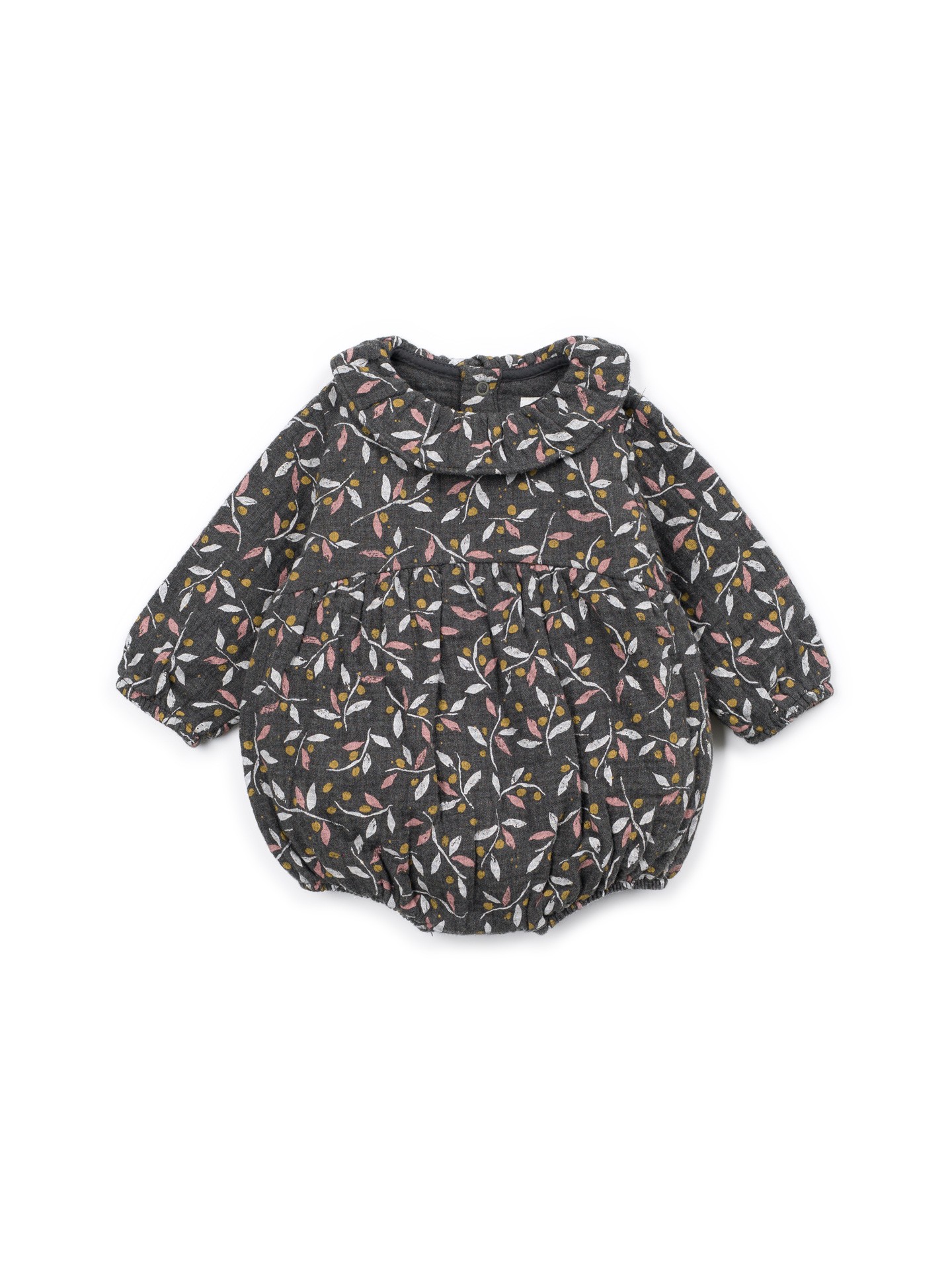 Combinaison en tissu avec col