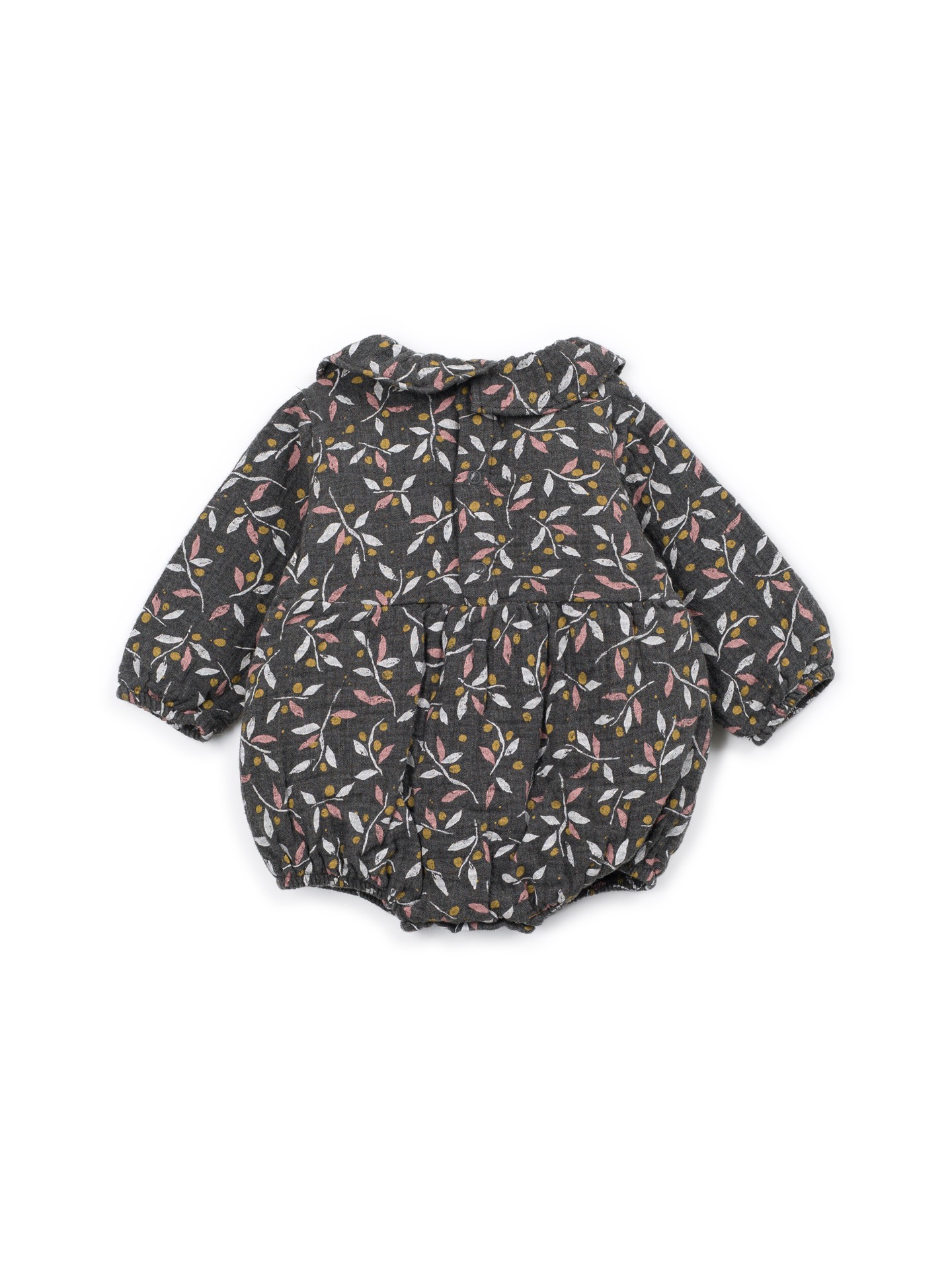 Combinaison en tissu avec col