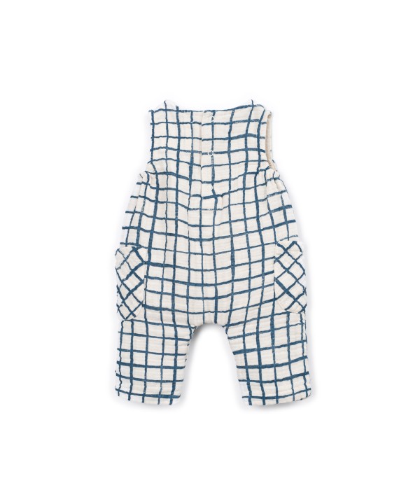 Cotton fabric jumpsuit