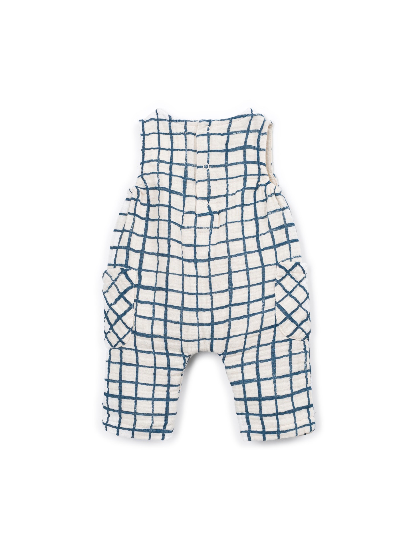 Cotton fabric jumpsuit