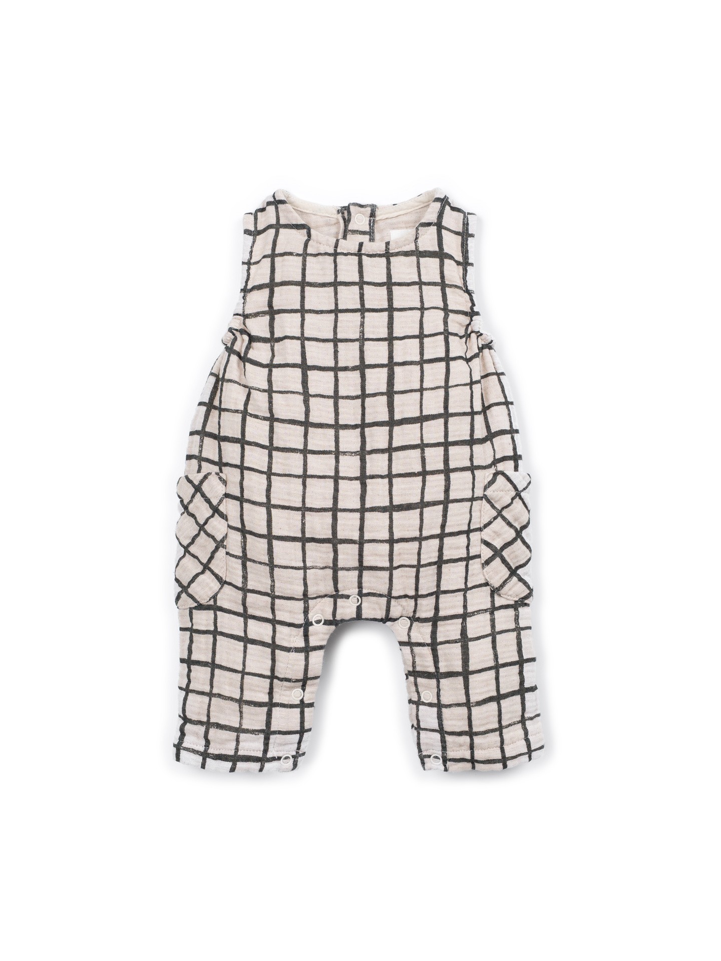 Cotton fabric jumpsuit