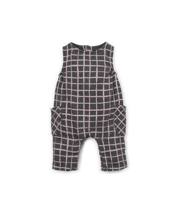 Cotton fabric jumpsuit