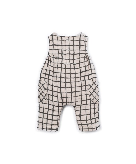 Cotton fabric jumpsuit