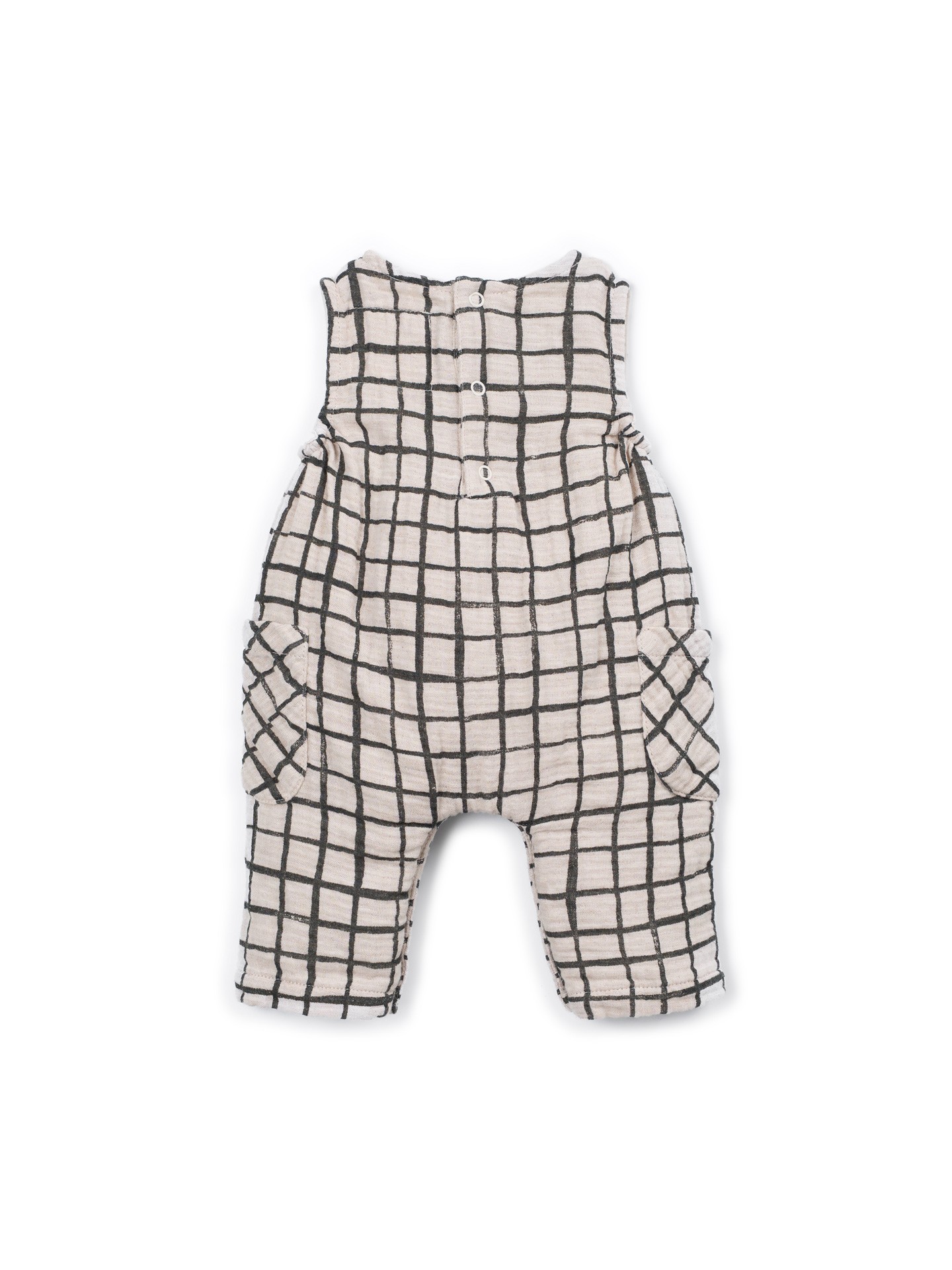 Cotton fabric jumpsuit