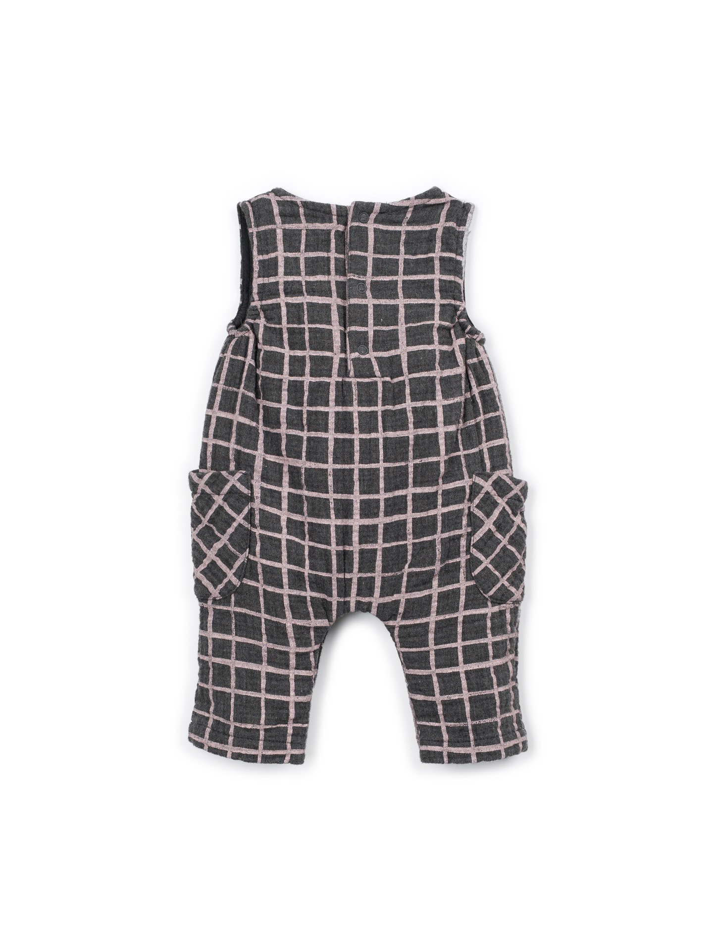 Cotton fabric jumpsuit