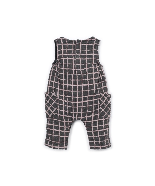 Cotton fabric jumpsuit