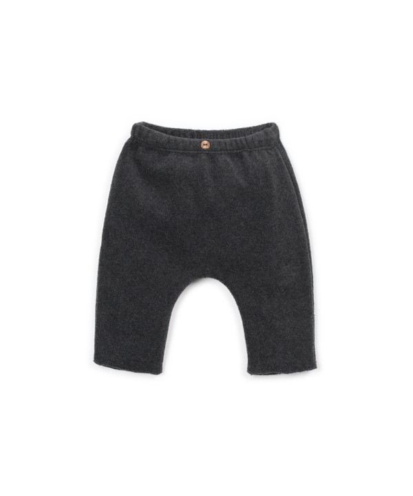 Polar fleece pants in organic cotton