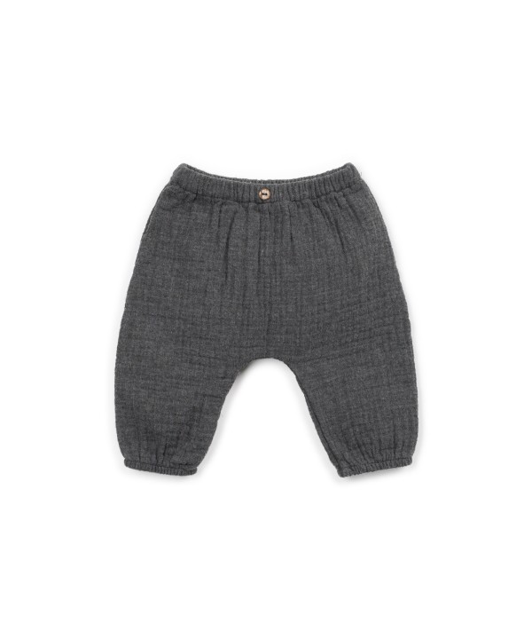 Pantalon en tissu de coton