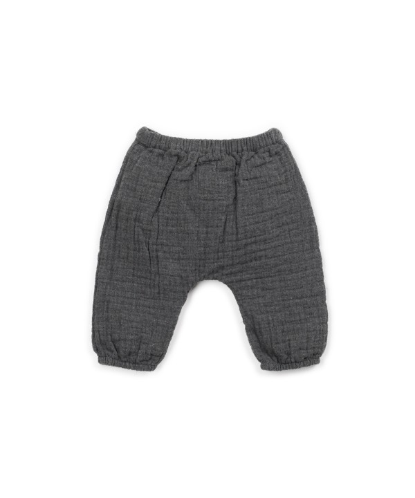 Pantalon en tissu de coton