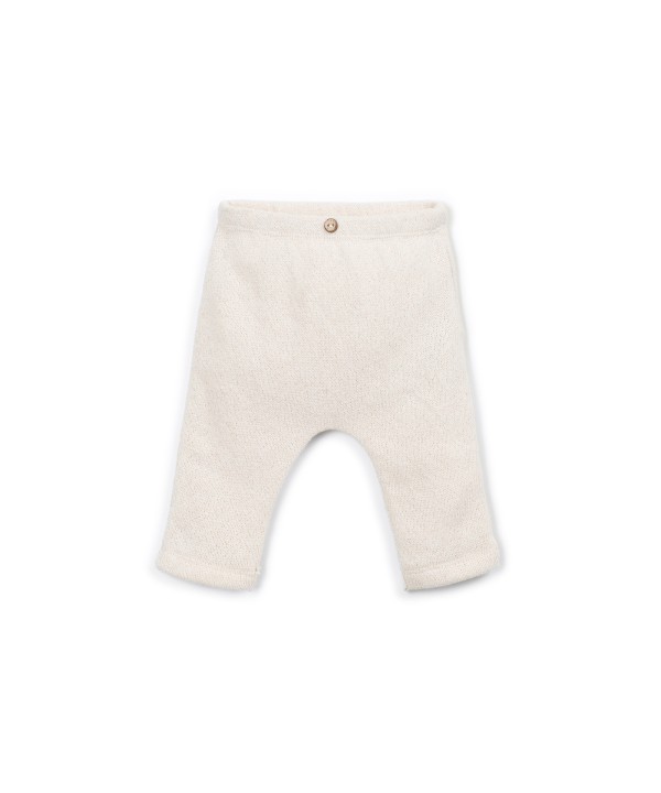 Jersey leggings with elastic waistband