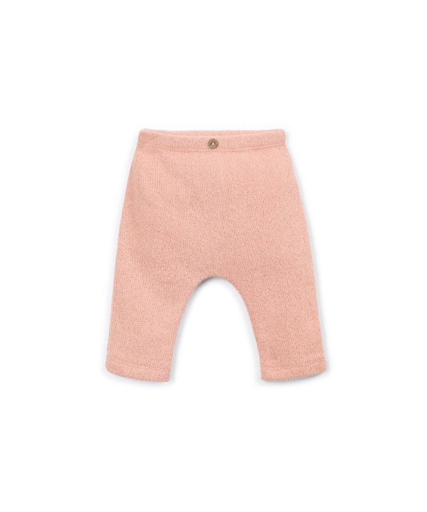 Jersey leggings with elastic waistband