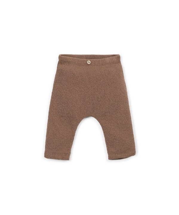 Jersey leggings with elastic waistband