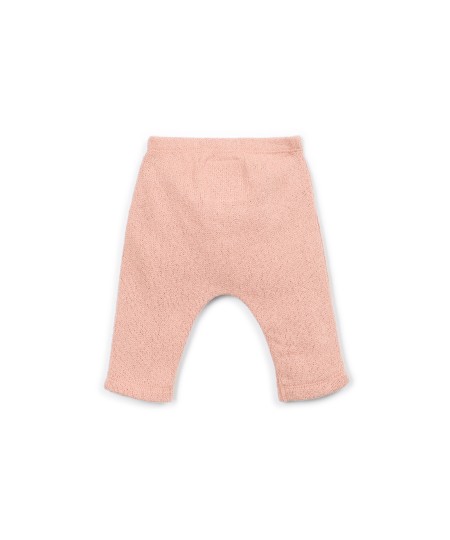 Jersey leggings with elastic waistband