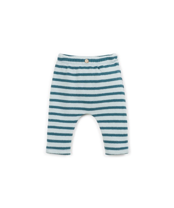 Jersey leggings with elastic waistband