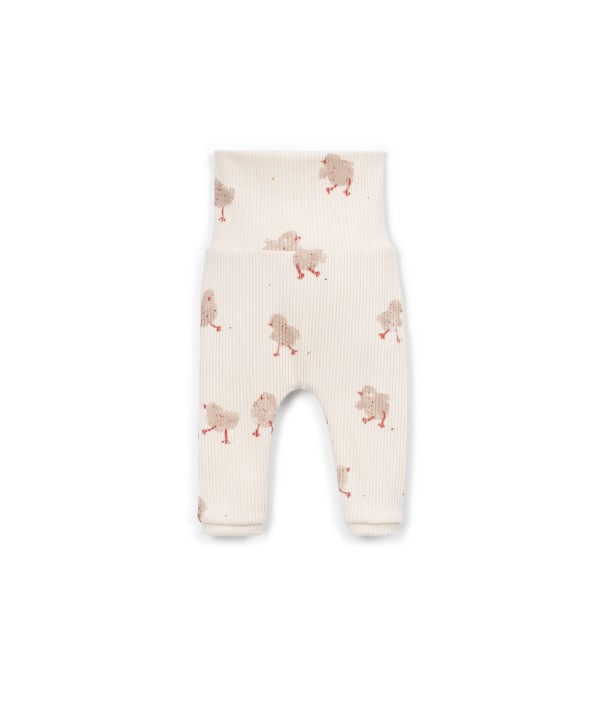 Leggings avec imprim� de poussins