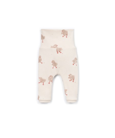 Leggings avec imprimé de poussins
