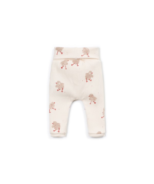Leggings avec imprim� de poussins