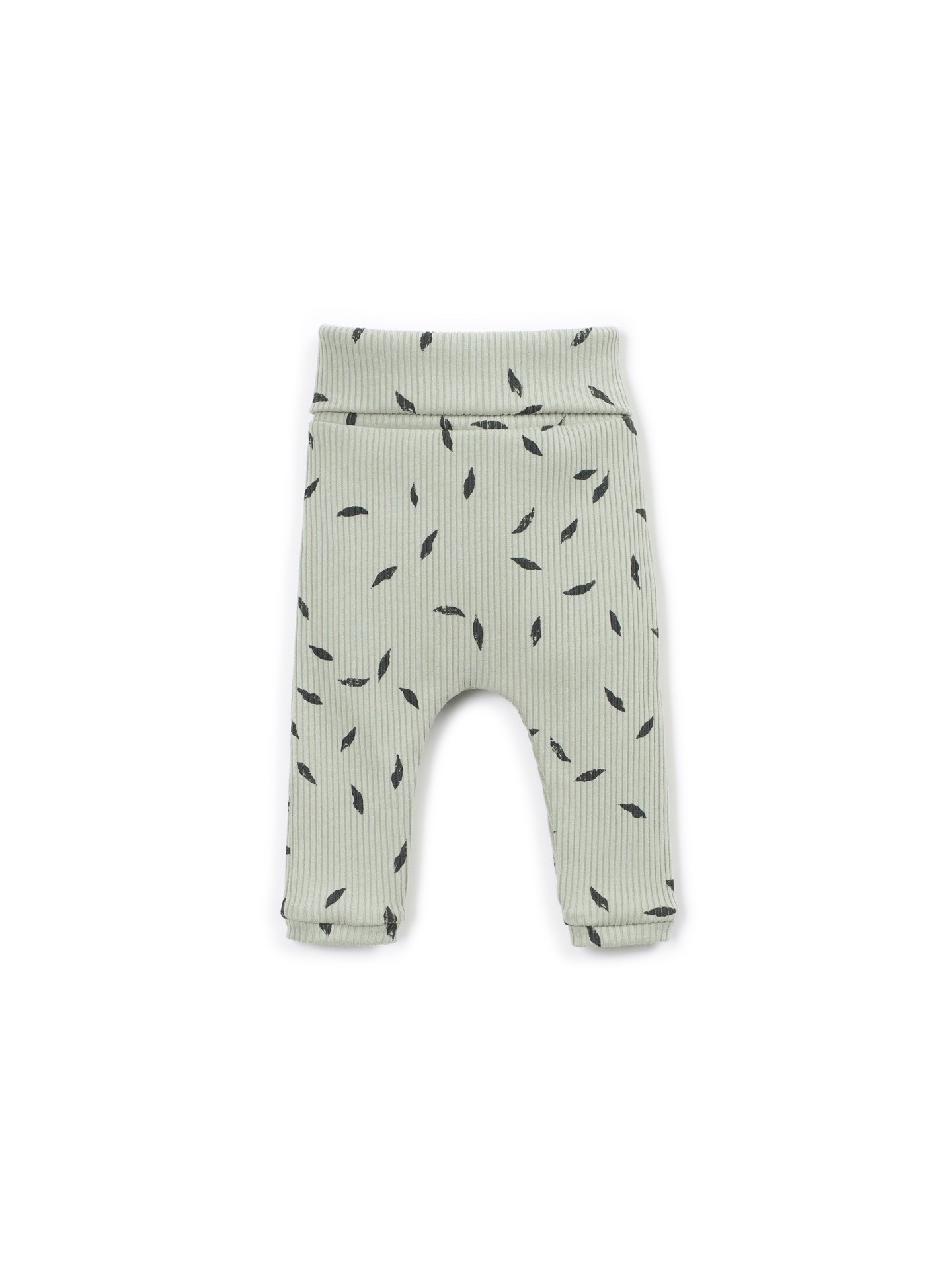 Leggings avec imprimé de petites feuilles