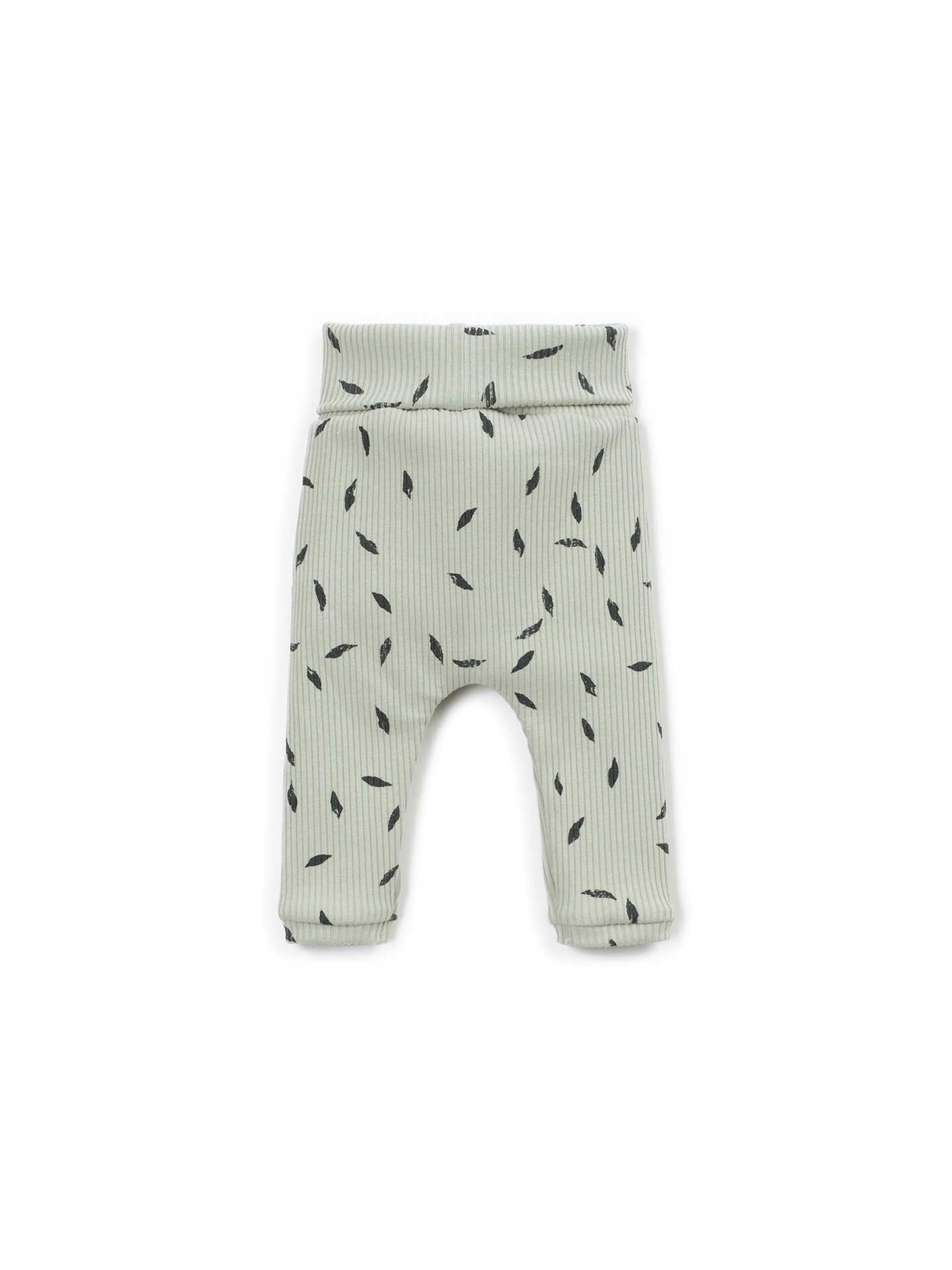 Leggings avec imprimé de petites feuilles
