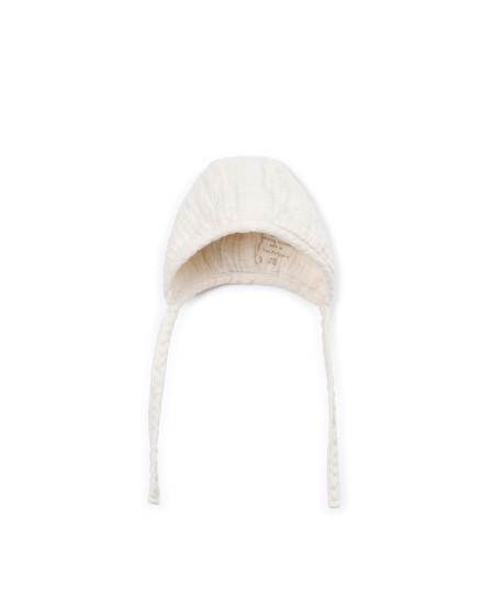 Gorro de Algodón con Solapas Laterales y Lazos Ajustables - Image product