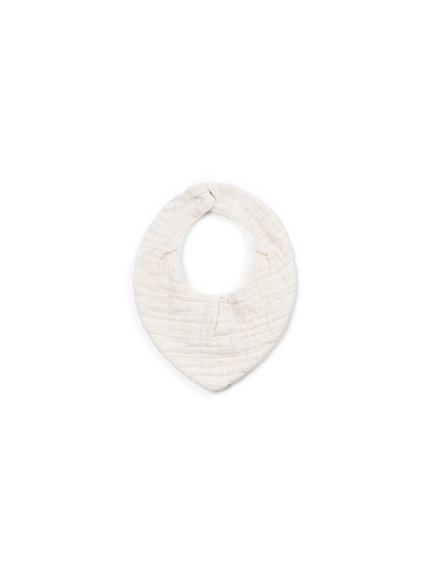 Bavoir en Coton avec Fermeture à Bouton