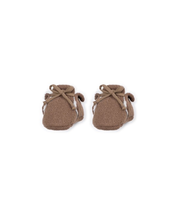 Zapatos de punto con forro de piel