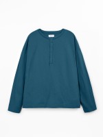 T-shirt en maille avec coton biologique et coton recycl?