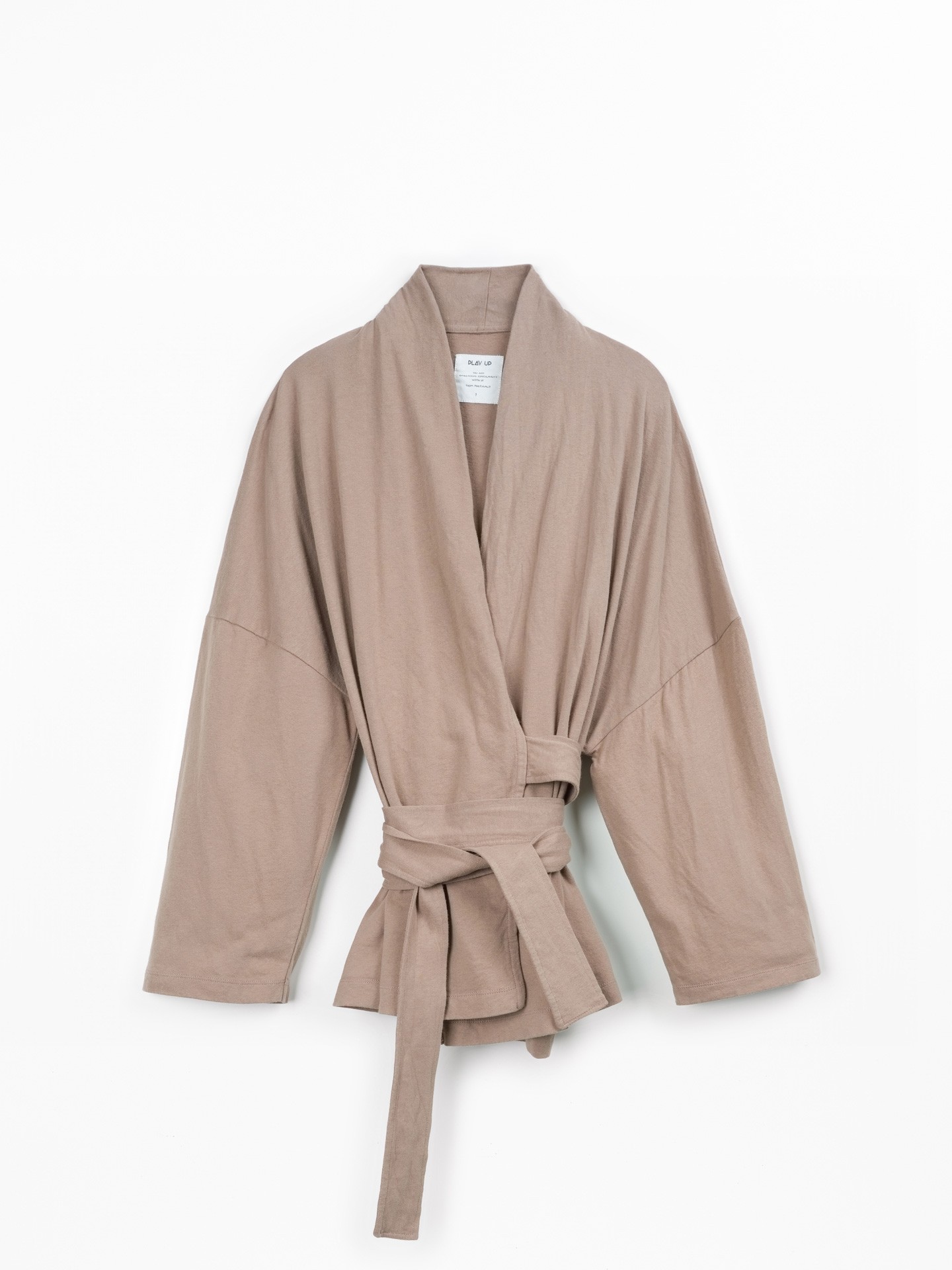 Chemise en maille avec mélange de fibres