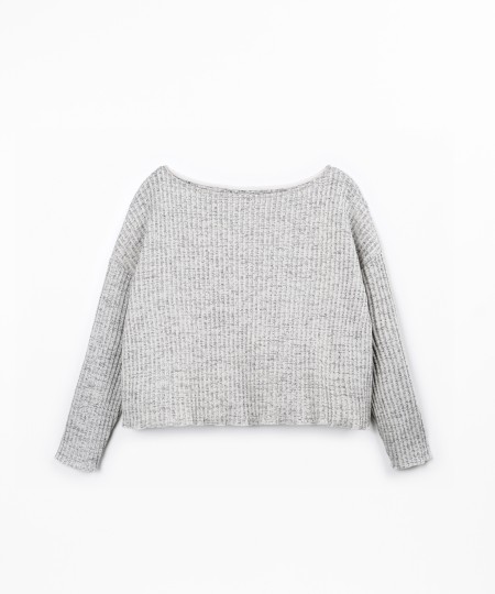T-shirt en maille de fibres naturelles - Image product