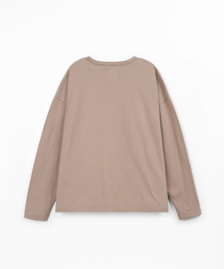 T-shirt en maille avec coton biologique et coton recycl?