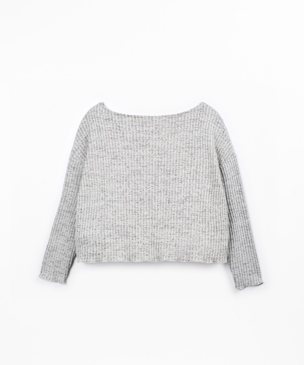 T-shirt en maille de fibres naturelles