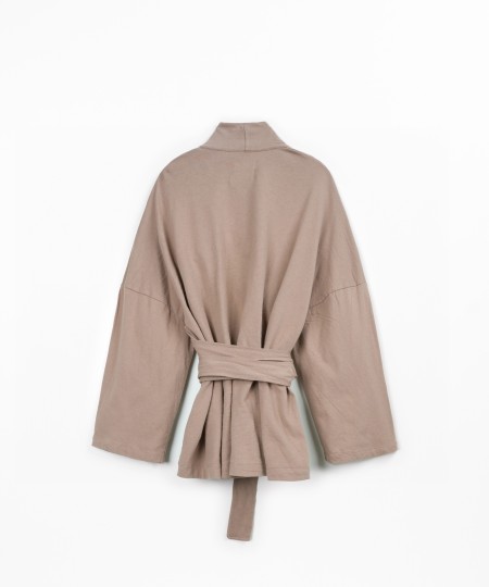 Chemise en maille avec mélange de fibres