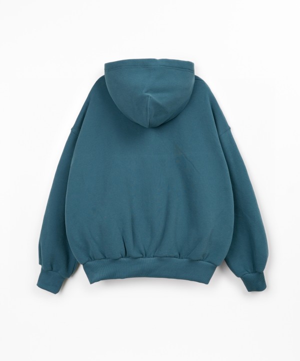 Pull en maille de coton avec intérieur gratté