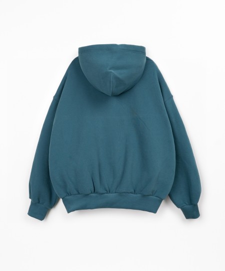 Pull en maille de coton avec intérieur gratté