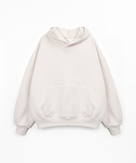 Pull en maille de coton avec int�rieur gratt� - Image product