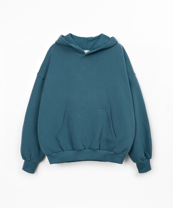 Pull en maille de coton avec intérieur gratté