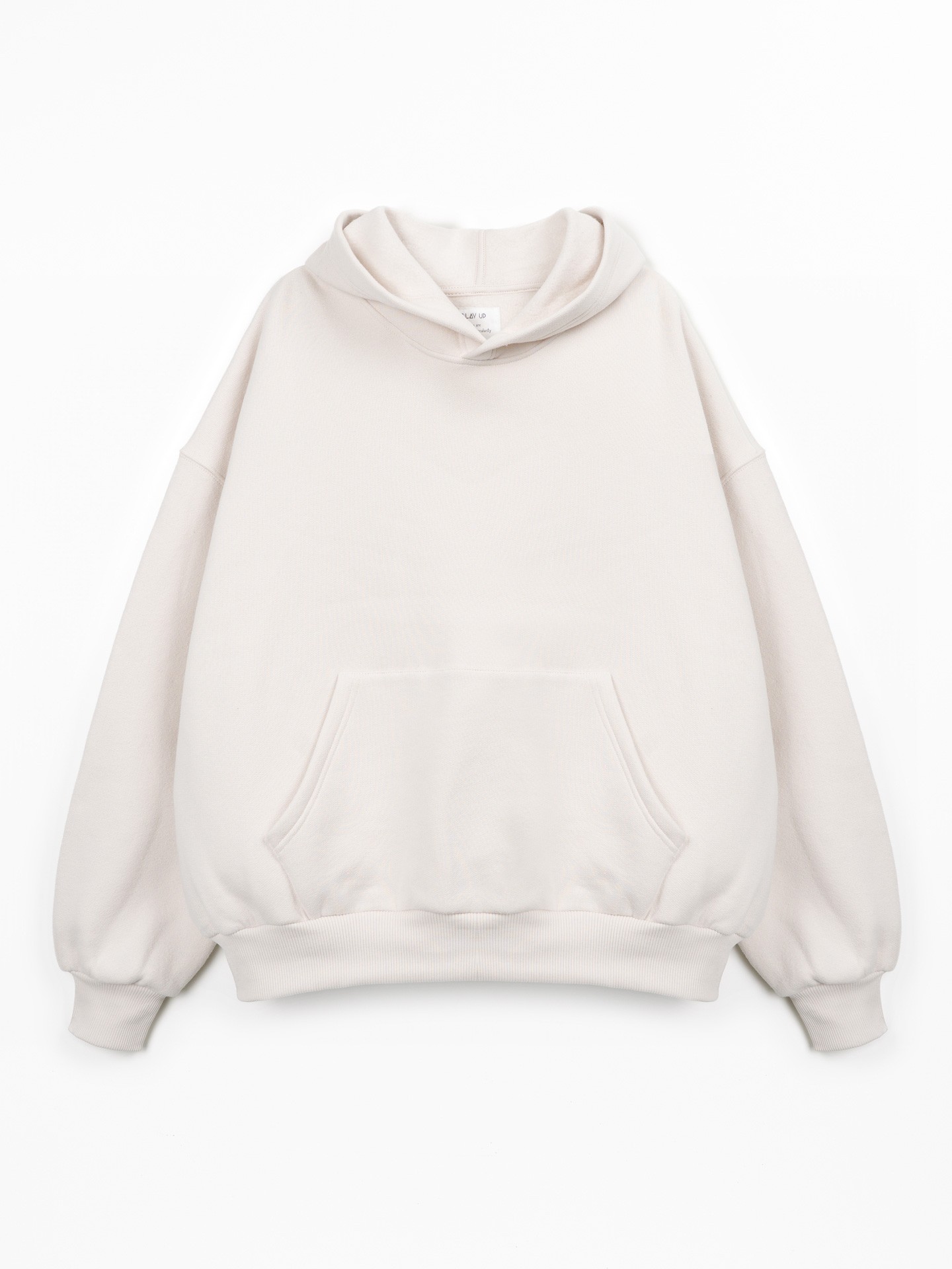 Pull en maille de coton avec intérieur gratté