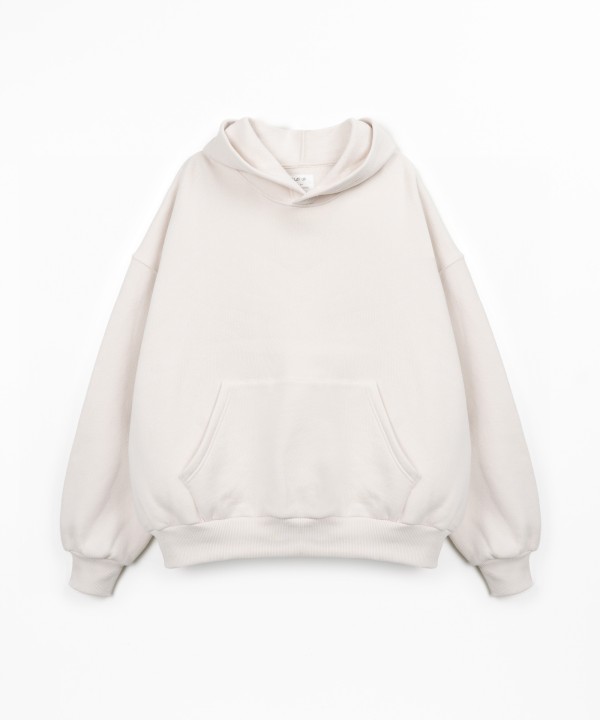 Pull en maille de coton avec intérieur gratté