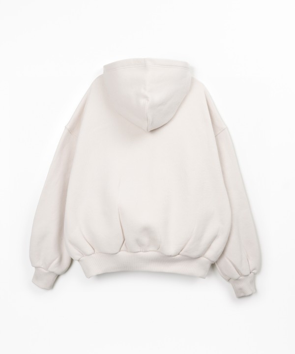 Pull en maille de coton avec intérieur gratté