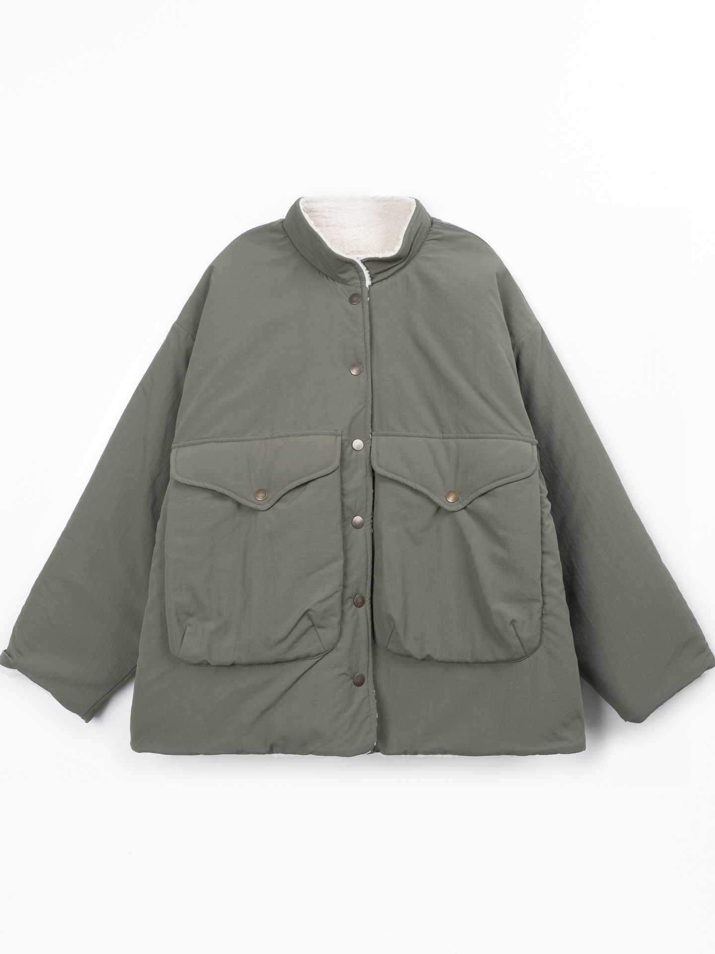 Parka con acabado impermeable