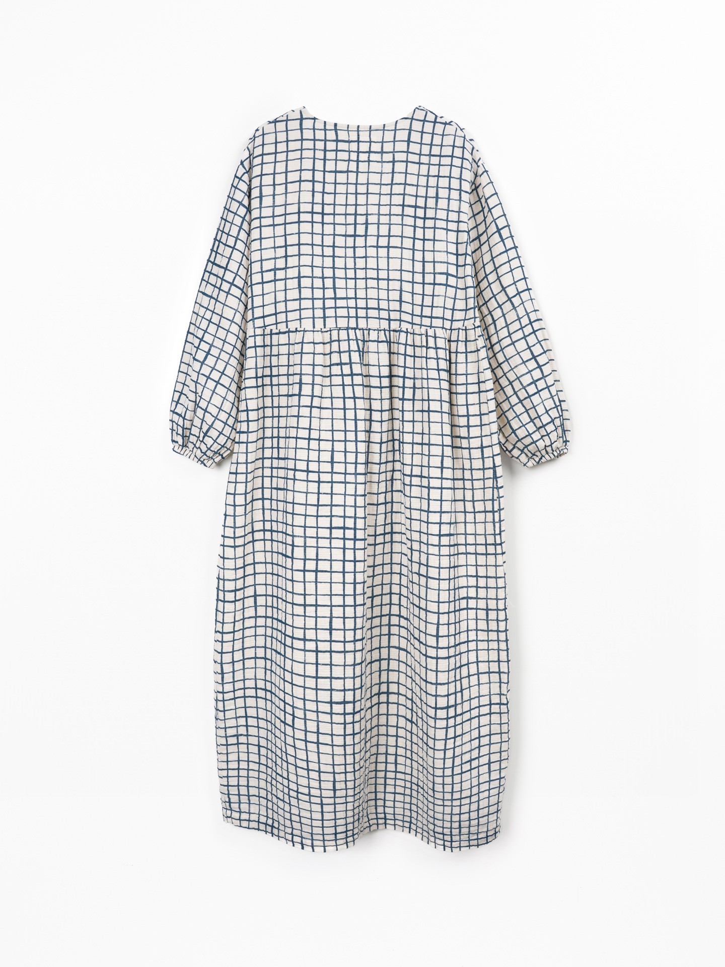 Robe longue en tissu