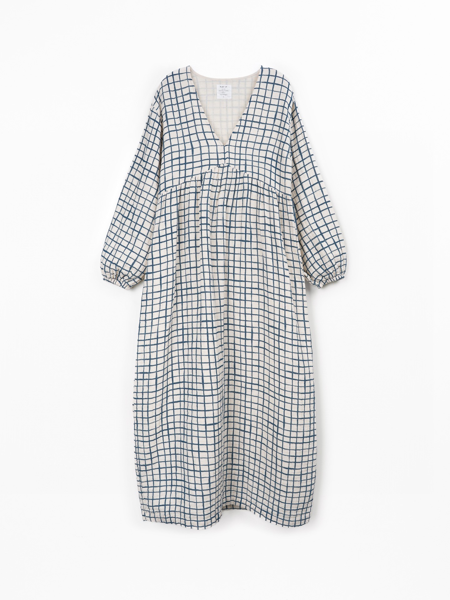 Robe longue en tissu