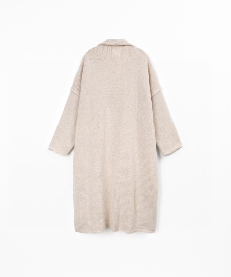 Veste en maille avec laine recyclée