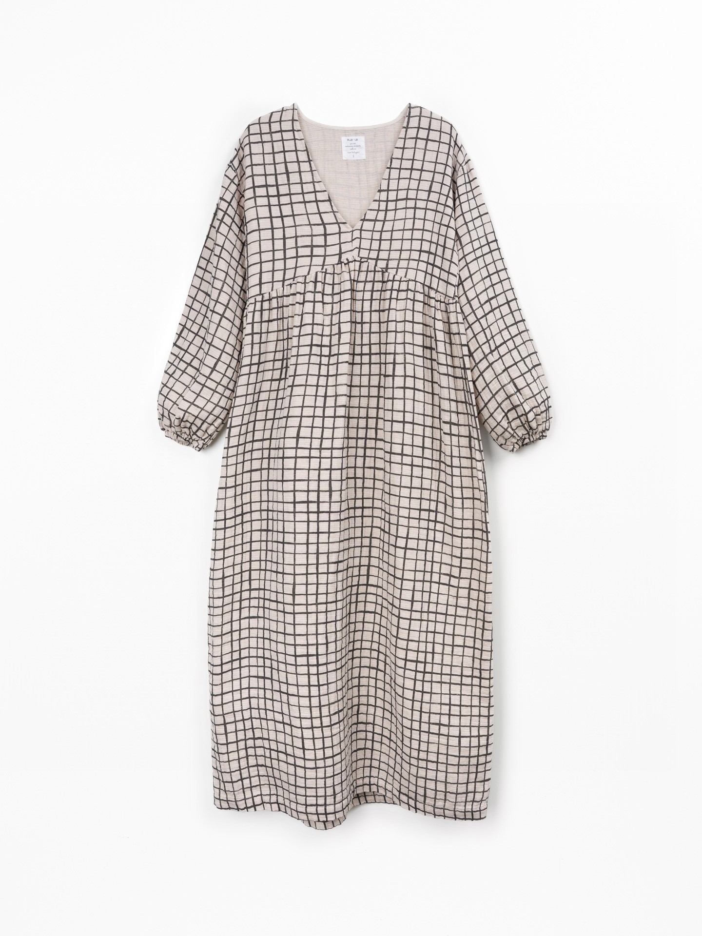 Robe longue en tissu