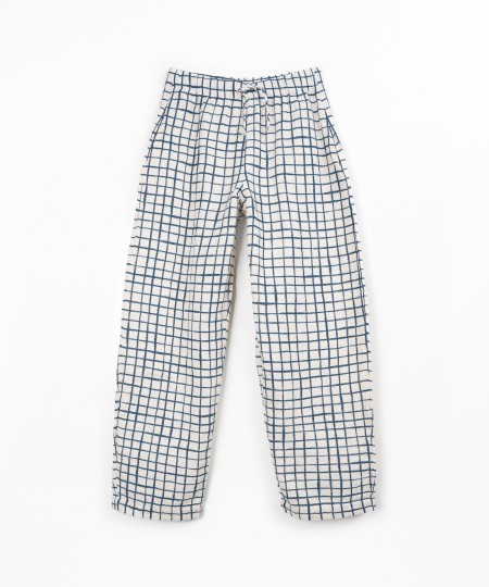 Pantalon en tissu à taille réglable - Image product